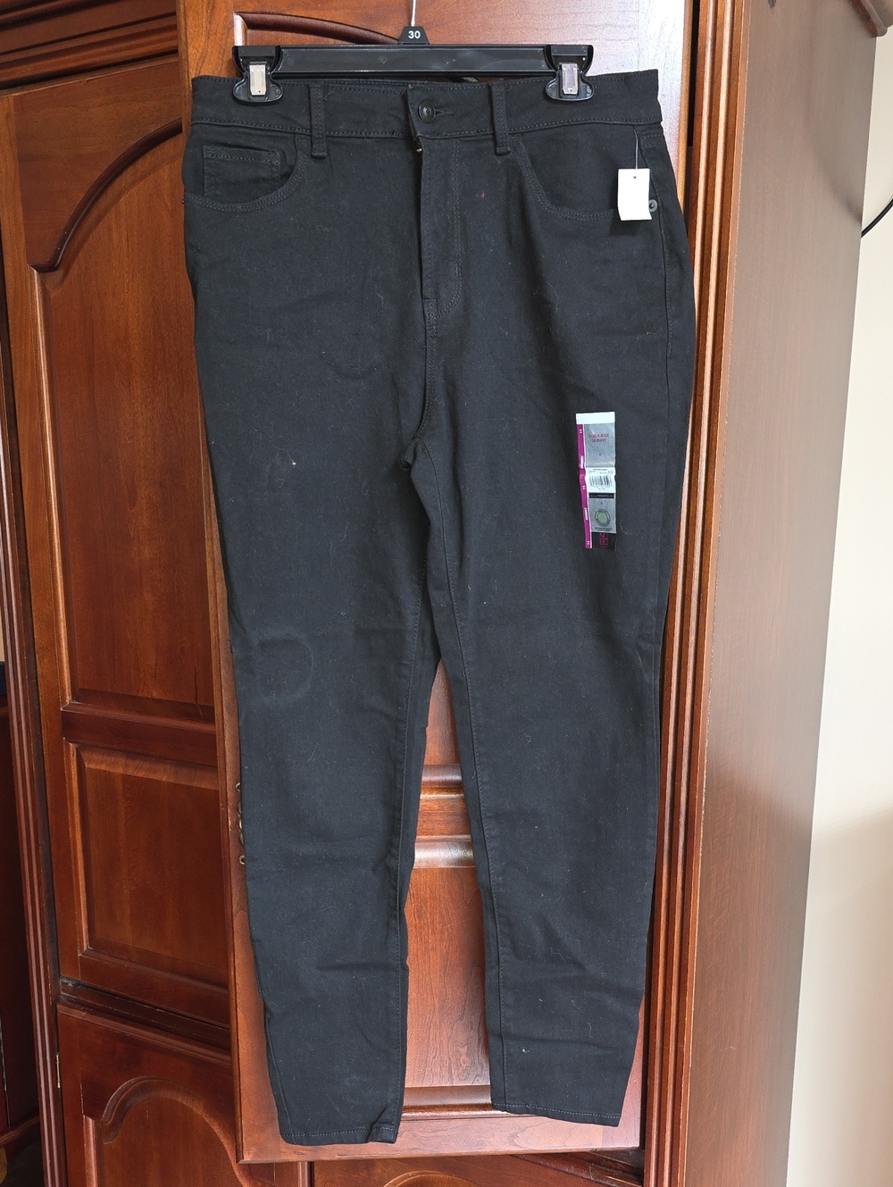 No Boundaries High Rise Skinny Junior Denim Jeans - Black 11